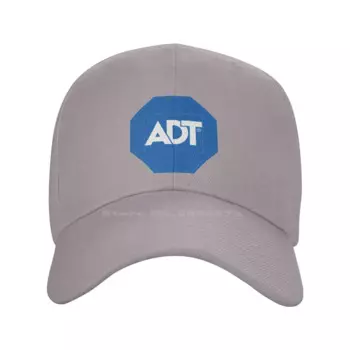 Повседневная джинсовая бейсболка с принтом логотипа ADT Security Service