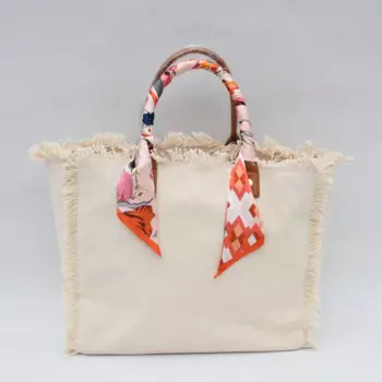 Повседневная простая пляжная сумка из воловьей кожи с кисточками, женская летняя Холщовая Сумка для покупок, 2022