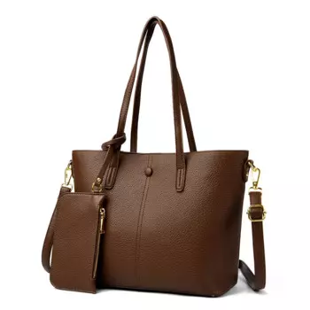 Повседневная Сумка-тоут для женщин, дизайнерские роскошные сумки и кошельки, Классическая Сумка-тоут с монетницей, Женская композитная сумка 2024