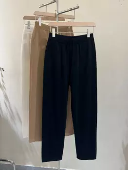 Повседневные трикотажные брюки из мериносовой шерсти