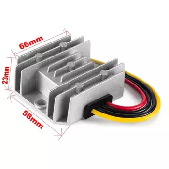 Повышающий преобразователь напряжения постоянного тока 12 В в 24 В 3A 2A 1A для автомобиля с 12 В до 24 В, повышающий регулятор мощности трансформатор