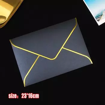 Позолоченные конверты KAZUO А4 А5 из перламутровой бумаги