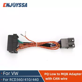PQ к MQB ISO к Quadlock Canbus адаптер Кабель обновление RCD330 RCD360 RCD510 кабель для Polo Jetta Golf Tiguan Passat CC