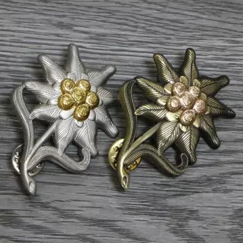 Пятно горы Edelweiss аксессуары медаль эмблема
