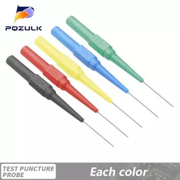 30 В автомобильные наконечники, диагностические инструменты, мультиметр, тестовые провода, удлинение, игольчатые наконечники для пирсинга спины, разъем 0,7/1 мм