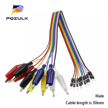 PQZULK 2 в 1 крокодил переходник провода 20см/30см