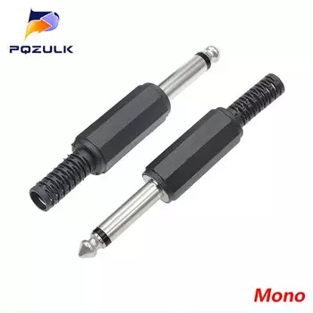 PQZULK 6.35 Audio plug/socket
