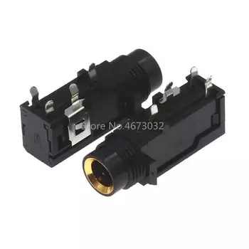 PQZULK 6.35 мм разъём 5 шт