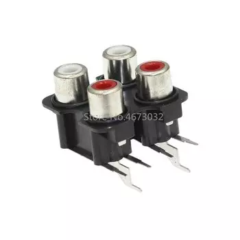 PQZULK Audio bridge разъём RCA 2/4/6 отверстий