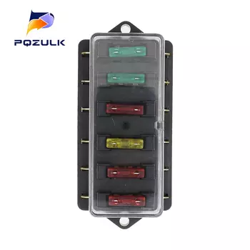 PQZULK Автомобильный держатель предохранителей 4/6/8/10/12 контактов