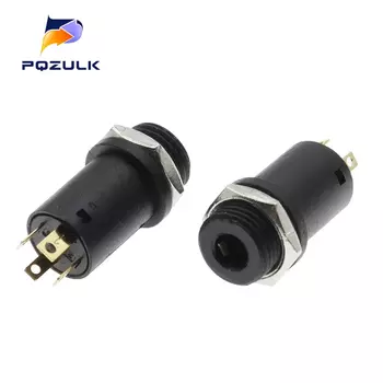 PQZULK PJ-31640 3,5 мм 4-канальный гнездовой разъем для наушников