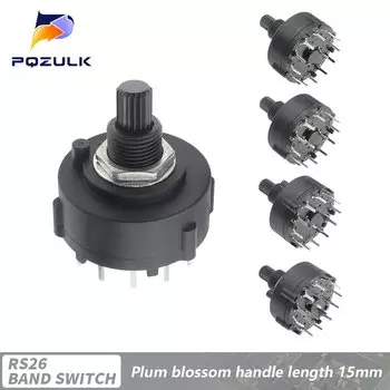 PQZULK Поворотные переключатели SR26 2 шт.