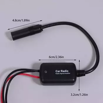 Практичный усилитель FM-сигнала с защитой от помех, автомобильная антенна, радио, универсальный усилитель FM, автомобильные детали, автомобильный радиоусилитель