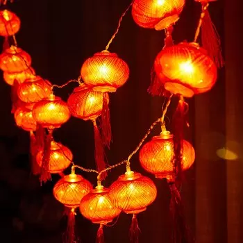 Праздничный красный фонарь WRMIHU