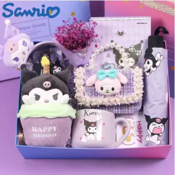 Праздничный набор для студентов Sanrio Kuromi, Подарочная коробка для подруги на день рождения, рождественский подарок для студентов, милый мультяшный подарок для влюбленных
