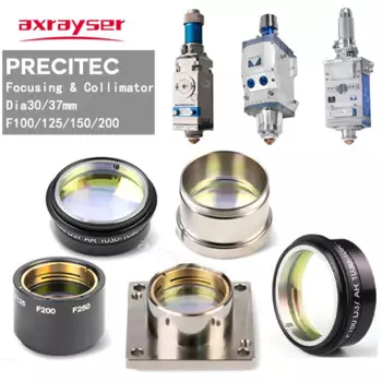 Фокусирующая линза Precitec с держателем ProCutter LightCutter HPSSL D30 D37 F100/150/200 AR 1030-1090 Запчасти для волоконно-лазерной резки