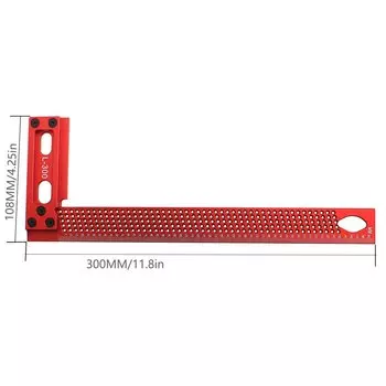 Прецизионная деревообрабатывающая линейка KPXIN 200/300 мм