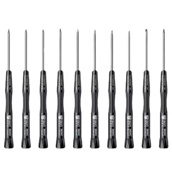Прецизионная отвертка T2 T3 с крестом, Отвертка 5 точек с магнитом для часов, детали для ремонта компьютера, 1/10 шт.