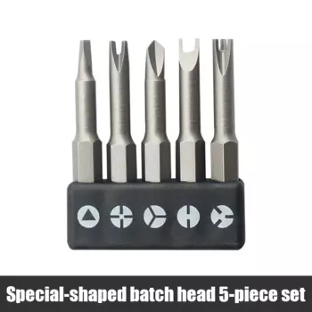 Прецизионная Y/U-образная Треугольная Отвертка, Магнитная Бита, Шестигранный Шестигранный Ключ 1/4 Дюйма, Внутренний Крест