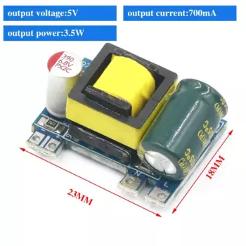 Преобразователь напряжения AC-DC 220В в 5В 1А