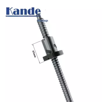 SFU1605 свинцовый винт 1515 350 400 450 500 550 600 мм C7 прецизионный шариковый винт с фланцевой одношариковой гайкой BK / BF12 обработка