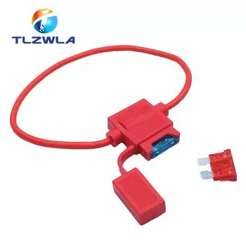 Предохранитель автомобильный TLZWLA средний + держатель водонепроницаемый