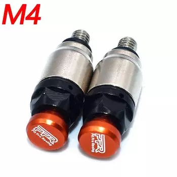 Предохранительный клапан для прокачки вилки Предохранительный клапан вилки M4 M5 передний амортизатор МОТОЦИКЛ Байк для грязи MX мотокросс