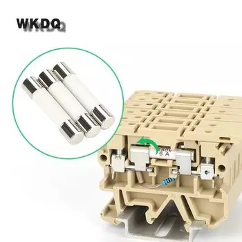 Предохранители WKDQ стеклянные 250В 0.5A-10A набор из 100 шт