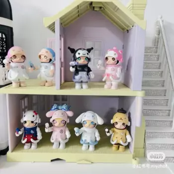 Предпродажа, аутентичная кукла Mega Space Molly 400%, Sanrio Melody Hello Kitty Kuromi Kawaii, фигурка, модная милая кукла, декор, подарок