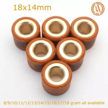 Предуктивный вариатор, слайдер, роликовые грузила 18X14 мм, 8-18 г, грамм для GY6 150 125CC KOSO 157QMJ, скутер, 4-тактный Go Kart