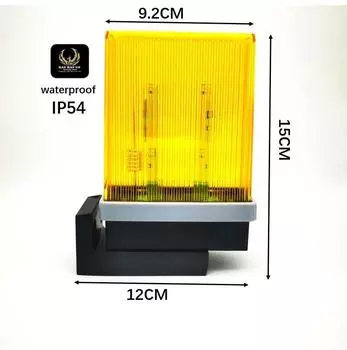 Предупреждающая лампа гаражных ворот LPSECURITY AC/DC 12-265V