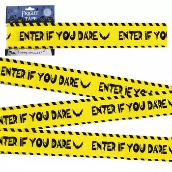 Предупреждающая лента FEEUNM для Хэллоуина