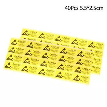 Предупреждающие наклейки KOQZM, 40 шт