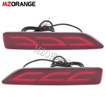 Предупреждающий задний бампер заднего тормоза для Honda CRV 2007 2008 2009, стоп-сигнал, отражатель, противотуманная фара, Стайлинг автомобиля, 1 пара аксессуаров