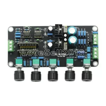 Предусилитель тональная плата UPC4570C OP AMP, Стерео предусилитель, регулятор громкости, супер AD827JN OPA2604 для модуля arduino