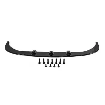 Предварительный передний бампер, сплиттер, спойлер, глянцевый черный/углеродное волокно для Volkswagen VW T5 T5.1 Sportline 2010-2014, автомобильные аксессуары