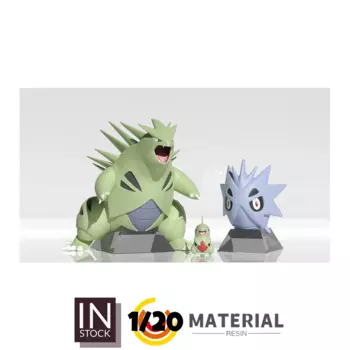 [Предзаказ] 1/20 фигурка из смолы [RX] - Larvitar & Pupitar & tyritar