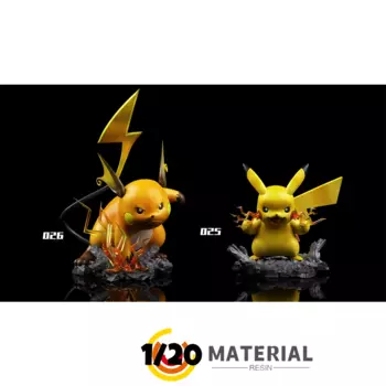 [Предзаказ] 1/20 фигурка из смолы [UING] - Pikachu & Raichub
