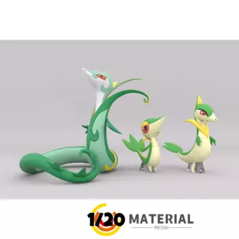 [Предзаказ] 1/20 фигурка из смолы [UU] -ножницы & Servine & Serperior
