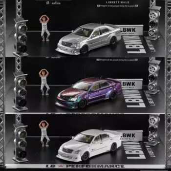 ** Предзаказ ** Звездная модель 1:64 Liberty Walk Crown S180, литая модель автомобиля
