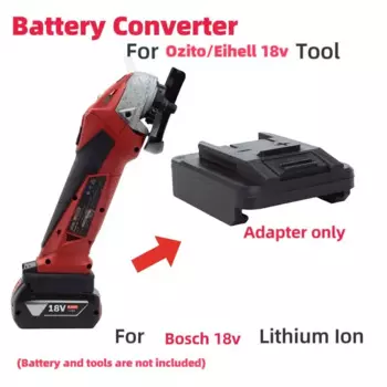 Преобразователь батарей для литий-ионного преобразователя Bosch 18 В в Ozito для инструмента Einhell 18 В, бесщеточные инструменты ( Только адаптер)