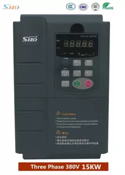 Преобразователь частоты высокой нагрузки SJZO 511, трехфазный преобразователь частоты 380 В 15 кВт VSD