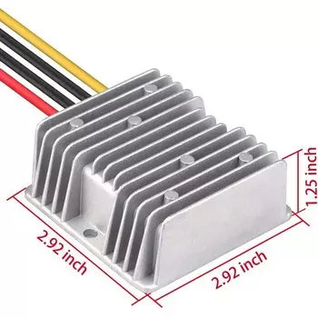 Преобразователь GYVRM 36 в 48 В до 19 в 19,5 в 20 в 5A 10A 20A 30A DC автомобильный понижающий модуль питания для ноутбука