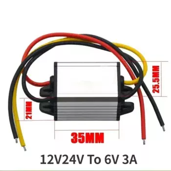 Преобразователь постоянного тока в 3 В, 3,3 В, 3,7 В, 5 В, 6 В, 9 В постоянного тока, преобразователь напряжения, понижающий модуль 12 В-24 в 5 В для автомобиля