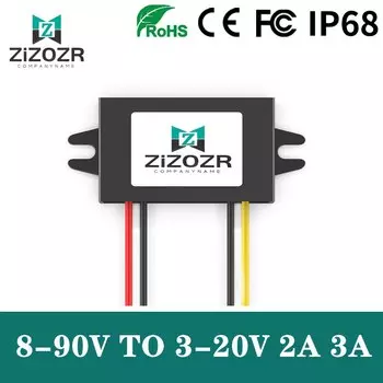 Преобразователь напряжения DC-DC 8-60В в 5-20В 2A/3A