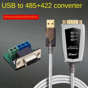 Преобразователь USB в 485, преобразователь USB в RS485/422, последовательный USB-адаптер 9-контактный COM
