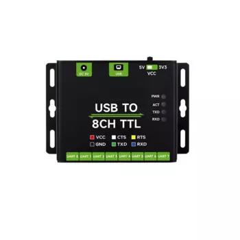 Преобразователь USB в 8-позиционный TTL UART универсальной последовательной связи промышленного класса с несколькими схемами защиты