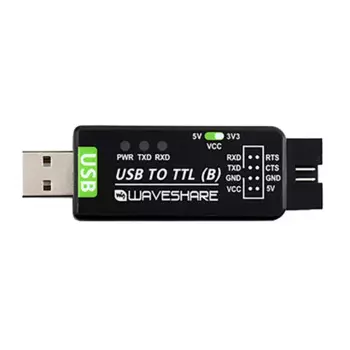 Преобразователь Waveshare с USB на TTL, с последовательным портом CH343G, с поддержкой схемы преобразования уровня 5 В/3,3 В