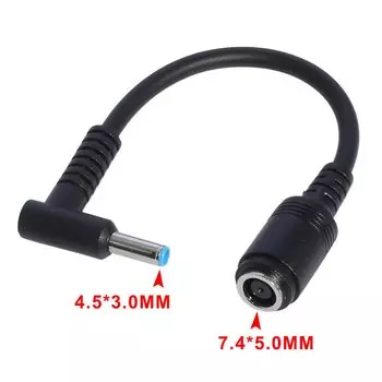 Преобразователь зарядного устройства JCD 7,4 мм на 4,5 мм для HP/Dell