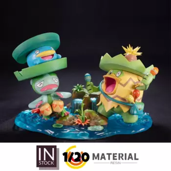 [PREORDER] Фигурка из смолы 1/20 [CAN & EXP] — Lotad & Lombre & Ludicolo